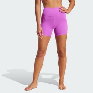 Adidas Biker Short Women’s 5’ Inches Size Small High Rise